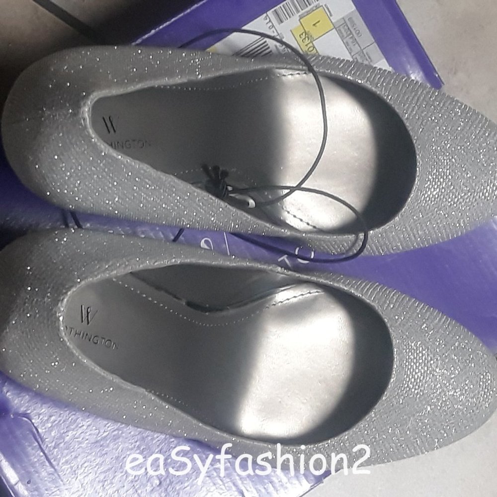 Worthington Glitter Silver Women Shoe - size 12M